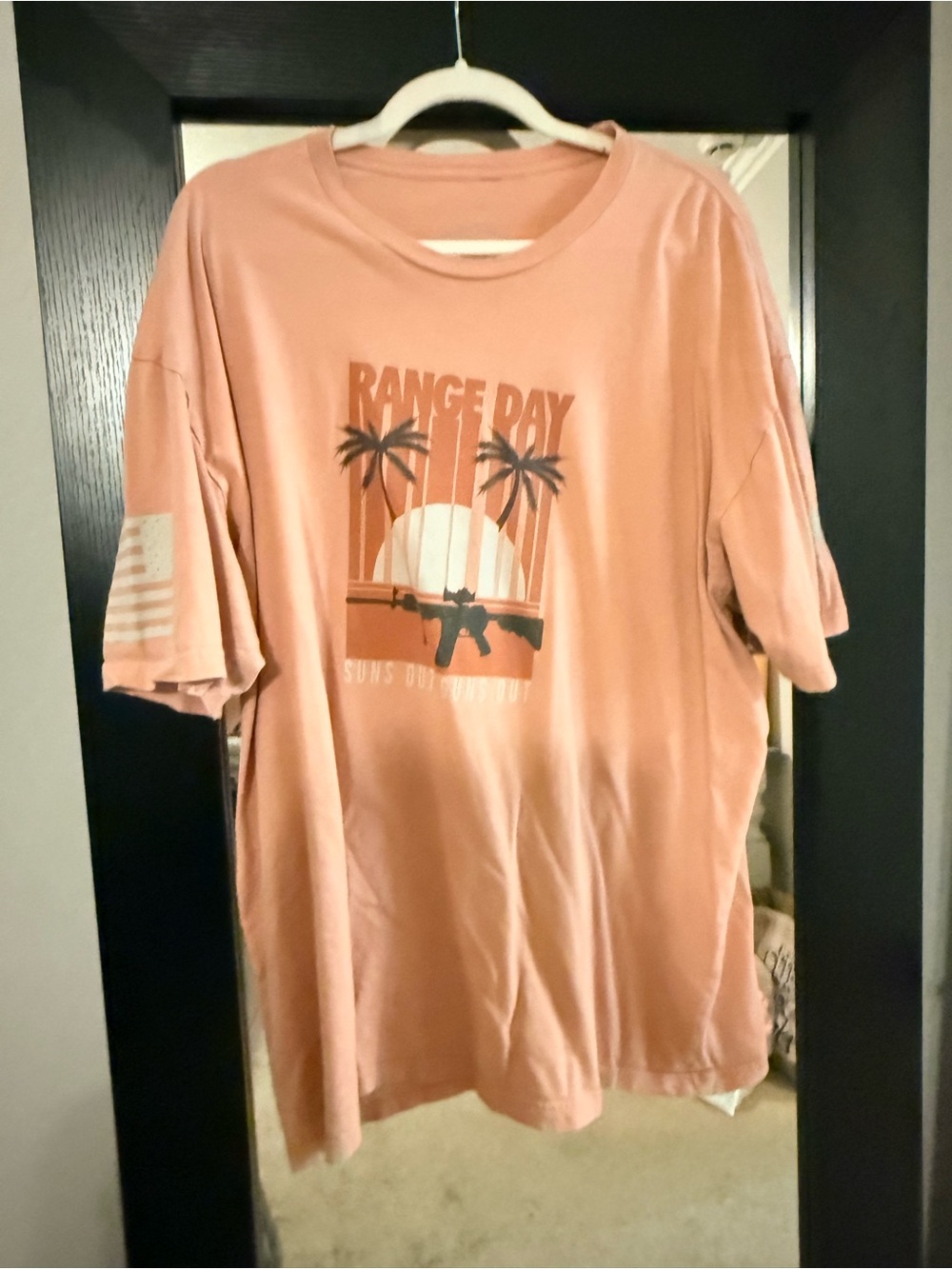 Range Day Graphic Tee  - Dusty Peach
